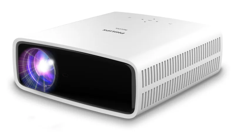 Videoproiector LED Philips NeoPix 750, 1080pWi-Fi 2.4GHz + 5GHz, Bluetooth 4.2, Alb "N-750" (timbru verde 4 lei)