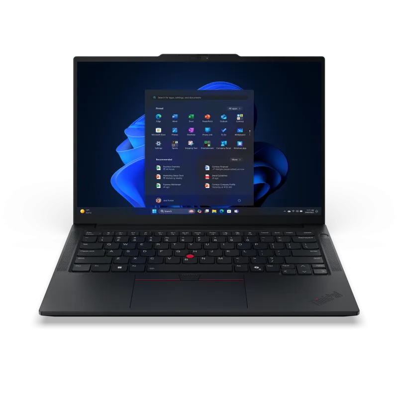Laptop Business Lenovo ThinkPad E14 Gen 7, cu procesor Intel Core Ultra 5 228V, 14'' IPS, 32 GB LPDDR5x, 1 TB, Intel Arc 130V, Fara OS, 3 ani Garantie