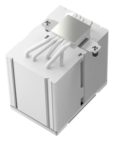 COOLER DeepCool "AK500 G2 WH" skt. Intel si AMD, racire cu aer, vent. 120mm, 2200 rpm, 5 heatpipes, inaltime 159mm, top cover lemn, alb,"R-AK500G2-WHNNMN-GJD"  (timbru verde 2 lei)