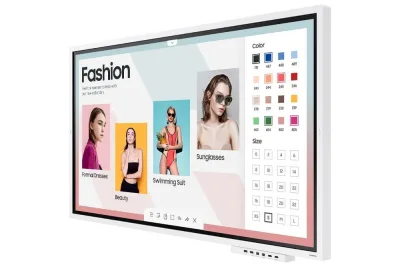 Tray conectivitate pentru display interactiv SAMSUNG Flip 2 55"/65"; HDMI Out, Conectivitate NFC pentru proiectarea telefonului pe display; aduce mufele din spate in fata pentru convenienta.