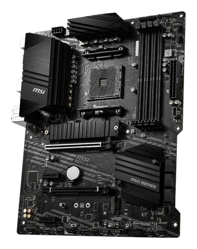 PLACA de BAZA MSI "B550-A PRO", skt AM4, ATX, AMD B550, 4 x DDR4, max. 128 GB, 6 x SATA, 2 x M.2, 7.1, "B550-A PRO"