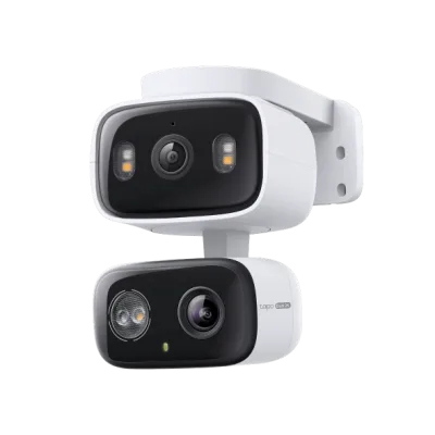 Camera Dual Lens Indoor/Outdoor TP-Link, senzor 1/2.8" Progressive Scan CMOS Starlight Sensor, lentile fixe: Focal Length: 2.8 mm, Aperture: F1.6, lentile PT: Focal Length: 6.0 mm, Aperture: F1.6, night vision 850 nm IR LED (40 ft / 12 m), rezolutie