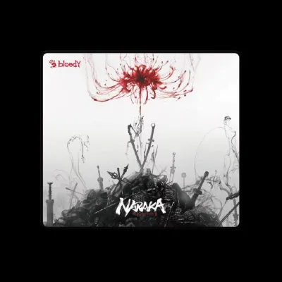 MousePAD A4TECH - gaming, "Bloody co-branded Naraka", cauciuc si material textil, 450 x 400 x 3 mm, imagine, "BP-45"
