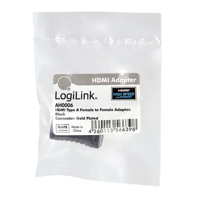 REPEATER semnal LOGILINK, HDMI (M) la HDMI (M), extindere semnal, negru, "AH0006" (timbru verde 0.08 lei)