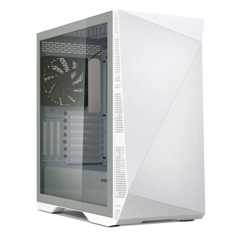 CARCASA Zalman "Z9 Iceberg", middle tower, gaming, fara sursa, suporta 7xfan, 2xfan inclus, PSU shroud, USB Type-C x 1, USBx4, audio+mic, 7 sloturi expansiune + 3 verticale, alb, "Z9 Iceberg White" (timbru verde 0.16lei)