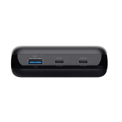 Baterie externa pentru laptop Trust Laro, 100W, interval voltaj 5 V - 20 V,  negru