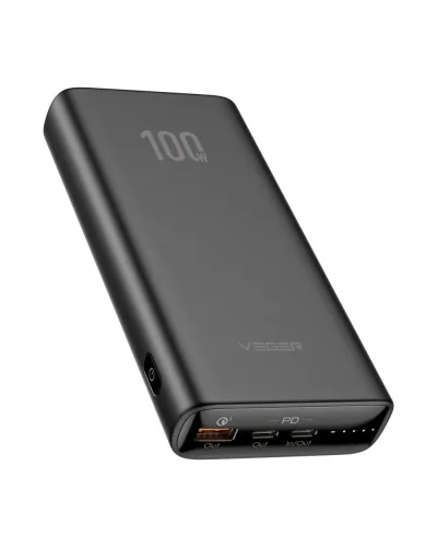 POWER BANK USB 20000MAH/T100 W2032C-100 VEGER "W2032C-100" (timbru verde 0.98 lei)