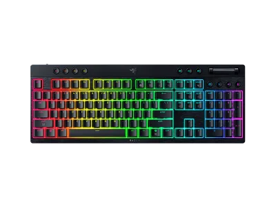 Tastatura Mecanica Gaming Razer BlackWidow V4 Low-Profile HyperSpeed, RGB, Wireless, Negru