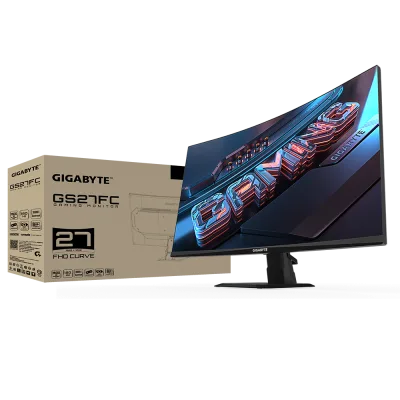 Monitor Gaming Gigabyte GS27FC, 27", 1920 x 1080 pixeli, Black, 3 ani Garantie