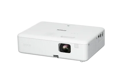 Proiector Epson CO-W01, 3LCD, 3.000 lumeni/ 2.000 Ecomode, WXGA, HD ready, 16:10, lampa 6.000 ore/ 12.000 ore Economy mode, corectie ± 30, zoom 1- 1.35, dimensiune maxima imagine 378", distanta maxima de proiectie 10.4 m, HDMI 1.4, USB 2.0-A, USB 2.0 Type