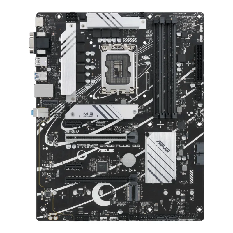 Placa de baza ASUS PRIME B760-PLUS D4, Socket 1700, DDR4, ATX