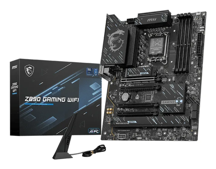 Placa de baza MSI Z890 GAMING WIFI, LGA1851, DDR5, ATX, BT, Negru "Z890 GAMING WIFI"