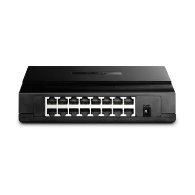 SWITCH TP-LINK 16 porturi 10/100Mbps, carcasa plastic "TL-SF1016D" (timbru verde 2 lei)