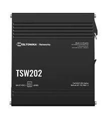 SWITCH Teltonika managed L2 si L3 "TSW202", POE+, 8 x LAN port 10/100/1000 Mbps POE+, 2 x SFP, buget PoE 240W "TSW202000000" (timbru verde 0.8 lei)