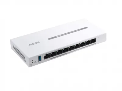 ASUS WIRED ROUTER 8 porturi POE EBG19P, Standarde wireless: Bluetooth® 3.0, Bluetooth® 3.2, IEEE 802.1p, IEEE 802.1q, IEEE 802.3, IEEE 802.3ab, IEEE 802.3i, IEEE 802.3u, IEEE 802.3x, IPv4, IPv6, 1 x antena interna Bluetooth, Procesor:  1.8GHz Dual-core