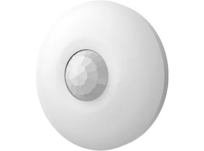 Detector PIR wireless de tavan Hikvision DS-PDCL12-EG2-WE, seria AXPRO, frecventa 868MHz,   raza de detectie 12m / 360°, SEC (Smart Environmental Control) - Advanced digital signal processing and 3D optics, criptare AES-128, distanta de transmisie 1.6Km