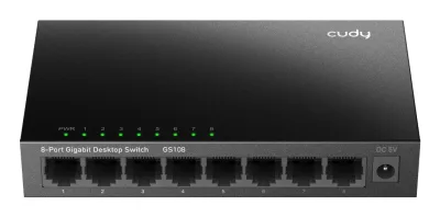 CUDY 8-Port Gigabit Metal Switch "GS108" (timbru verde 2 lei)