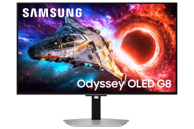 Monitor Samsung 32" LS32HG800SUXEN, Diagonal (inch): 32, Diagonal (cm): 80, Aspect ratio: 16:9, Panel: OLED, Resolution: 3840x2160, Refresh Rate: 240Hz, Response time GtG: 0.03ms, Brightness (max): 300 cd/m², Contrast (static) : 1.5M:1, Viewing angle: