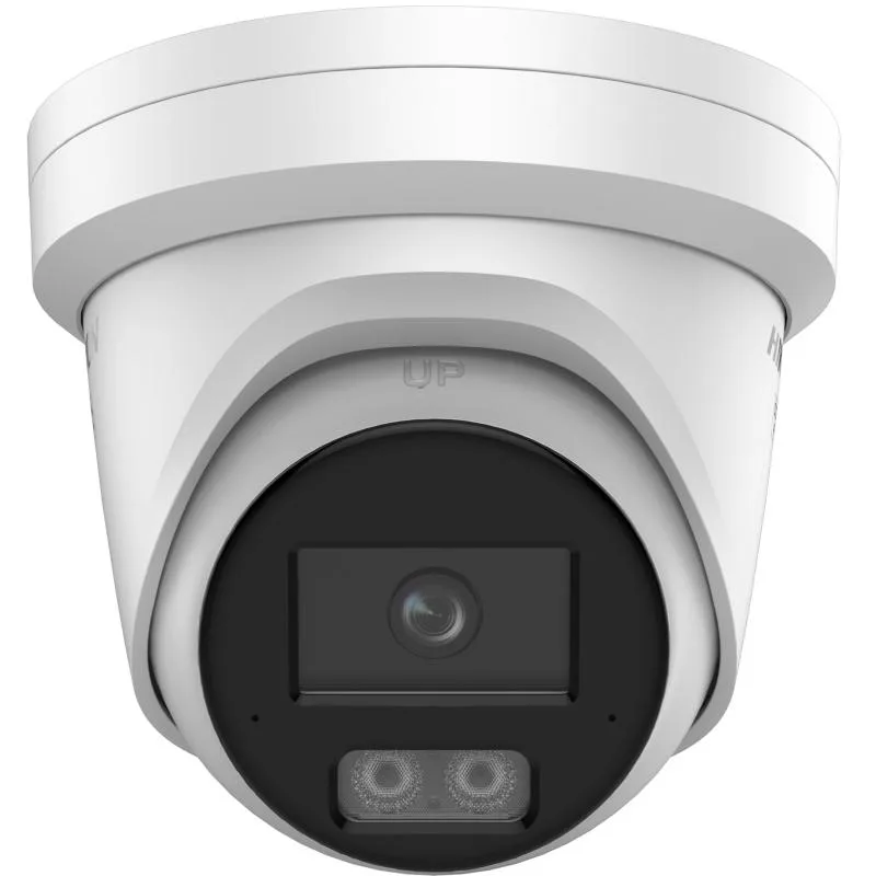 Camera de supraveghere IP Turret 8MP Hikvision DS-2CD2387G3-LIY(2.8MM), lentila fixa 2.8mm, iluminare min: Color: 0.0005 Lux @ (F1.0, AGC ON),0 Lux cu lumina alba: 30m, IR 30m, microfon incorporat, slot card de memorie: microSD/microSDHC/microSDXC maxim