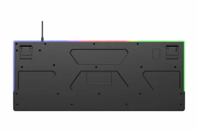 Tastatura gaming cu fir iluminata Serioux Nexor, interfata USB, numar de taste: 104, material ABS, anti-ghosting: 19 taste, lungime cablu 1.5m PVC, dimensiuni (LxAxH): 435.74 × 178.54 × 33.62 mm, negru