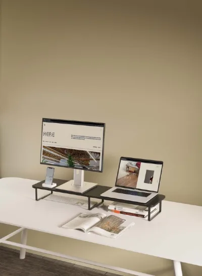 MASA Gembird, pt 2 TV/monitor, max 20 Kg, dimensiune, 1000x260x122mm, rectangular, black, "MS-TABLE2-01"