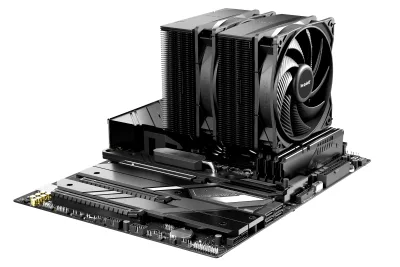 COOLER be quiet #Pure Rock Pro 3 Black" skt. Intel si AMD, racire cu aer, vent. 120mm, 2000 rpm, 6 heatpipes, inaltime 155mm, "BK042" (timbru verde 0.8 lei)