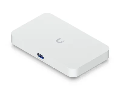 Ubiquiti UniFi UCG-Fiber-EU Desktop 10G Cloud Gateway with integrated PoE switch, Includes full UniFi application, 5 Gbps routing with IDS/IPS, 10G SFP+ and (1) 10 GbE RJ45 WAN port, 10G SFP+ LAN port "UCG-FIBER-EU" (timbru verde 0.8 lei)