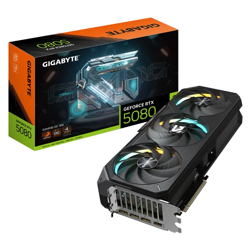 Placa video Gigabyte GeForce RTX 5080 GAMING OC, 16GB GDDR7, PCI Express 5.0, 256bit