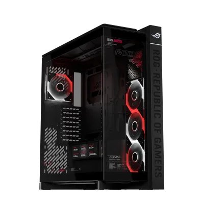 Carcasa ASUS ROG CRONOX GR801 CURVE TG ARGB, Mid Tower, Black