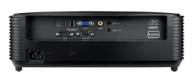Proiector Optoma W400LVe, full 3D, WXGA 1280*800, 4.000 lumeni, 25.000:1, 16:10/ 4:3/ 16:9, corectie +/-40, diemnsiune maxima imagine 300"/ 7.61 m, lampa 6.000 ore/ 15000 Eco+, distanta maxima de proiectie 12 m, zoom 1.1, HDMI, VGA, Composite video, audio
