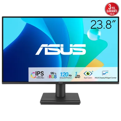 ASUS VA249HG Eye Care Gaming Monitor 24inch IPS Full HD sRGB 300cd/m2 120Hz Adaptive-Sync 1ms MPRT HDMI VGA "VA249HG"