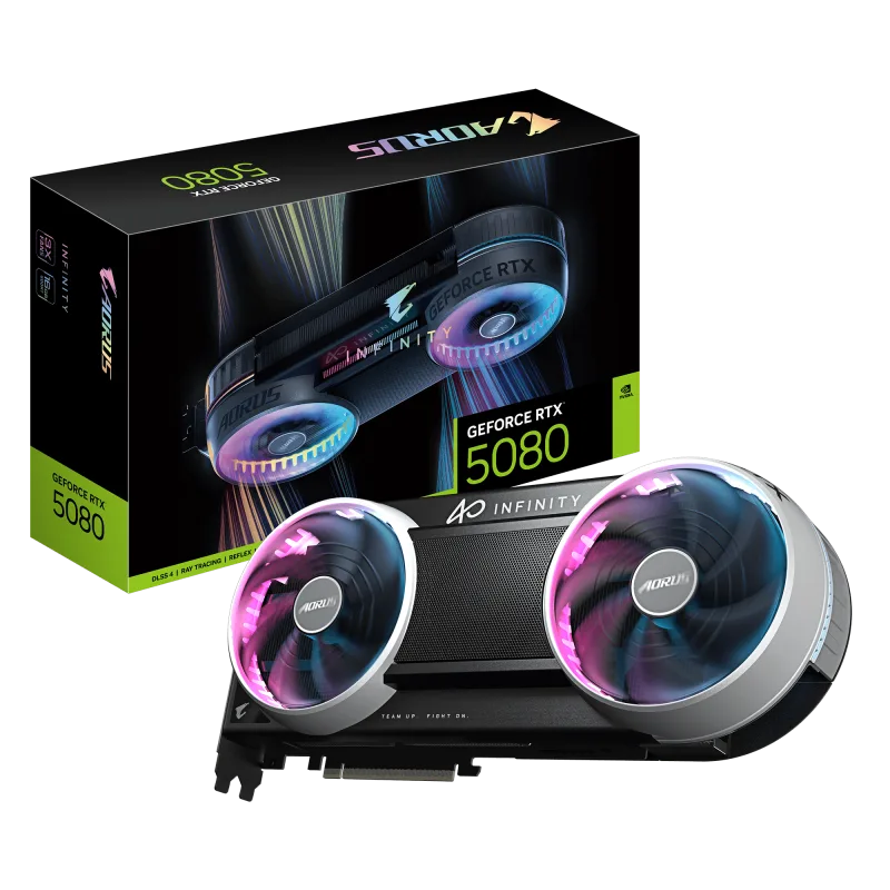 Placa video Gigabyte GEFORCE RTX 5080 INFINITY, 16GB GDDR7, PCI Express x16 5.0, 256bit