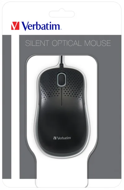 MOUSE Verbatim SILENT OPTICAL BLK, "49024" (timbru verde 0.18 lei)