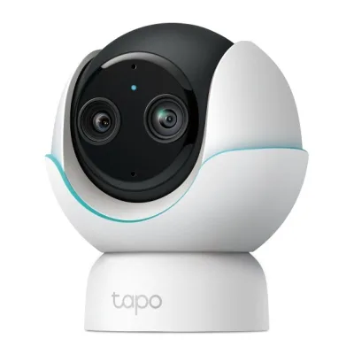 Dual-Lens Smart Baby Camera SPEC:2K QHD (2560x1440) &1080p (1920×1080), 2.4G/5GHz, Bluetooth 5.0, Horizontal 360º FEATURE: Dual Lens, Pan/Tilt, Smart AI Detection (covered face, baby crying, safety fence, baby snap, motion, people, pets, abnormal