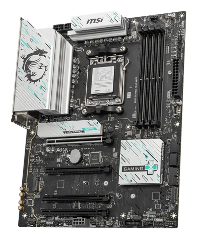 MSI B850 GAMING PLUS WIFI, ATX, Socket AM5, 4x DDR5, 4x PCIe 3.0 x16 slot, 3x M.2 slot, 4x USB 2.0, 1x USB 5Gbps, 1x USB 10Gbps, 2x USB 10Gbps Type-C, DP, 7.1 HD Audio, "B850_GAMING_PLUS_WIFI"