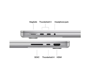 MacBook Pro 14.2"/Apple M4 Pro (CPU 12-core, GPU 16-core, Neural Engine16-core)/24GB/1TB - Silver - INT KB (cto from MX2E3RO/A)