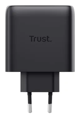 Incarcartor Trust Maxo, putere 65W, lungime cablu 200 cm, incarcare USB PD 3.0 + PPS, negru