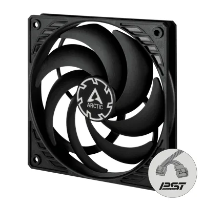 VENTILATOR ARCTIC PC, P12 SLIM PWM PST , 120x120x25mm, w/ PWM & cablu PST, low noise FD bearing, high static pressure, "ACFAN00187A"