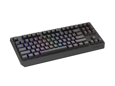 Tastatura Mecanica Gaming Genesis Thor 230 TKL, RGB, Wireless, Negru
