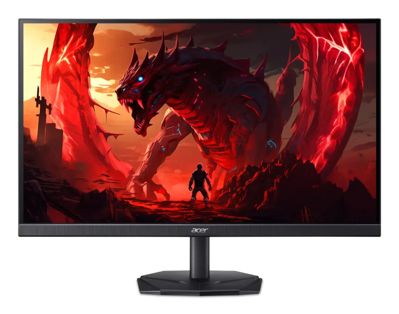 Monitor Acer Nitro KG241YX3bip Premium, 23.8 inch, VA, 1920 x 1080, HDMI, DisplayPort, 2ms/0.5ms(GTG, Min.), 1ms(VRB), 200Hz ZeroFrame FreeSync, Negru "UM.QX1EE.312" (timbru verde 7 lei)
