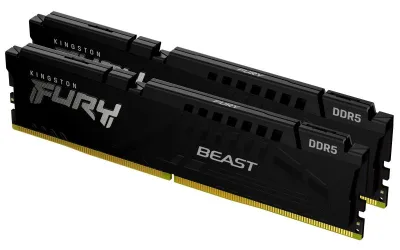 Memorie RAM Kingston FURY Beast, 128GB DDR5, 5600MHz, CL36