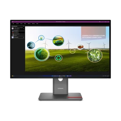 Monitor Commercial Lenovo ThinkVision P27Q-40, 27", 2560 x 1440 pixeli, Black, 3 ani Garantie