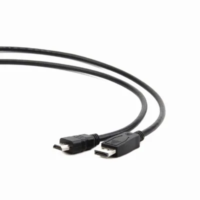 CABLU video GEMBIRD, adaptor DisplayPort (T) la HDMI (T), 10m, negru, "CC-DP-HDMI-10M" (timbru verde 0.8 lei)