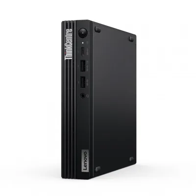 Desktop Business Lenovo ThinkCentre M70q Gen 5 cu procesor Intel Core i7 14700T pana la 5.2 GHz, 16 GB DDR5, 512GB SSD, UHD Graphics 770, Fara OS, Black, 3 ani Garantie