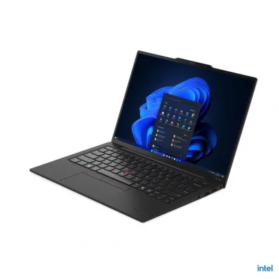 Laptop Business Lenovo ThinkPad X1 Carbon Gen 13 Aura Edition, cu procesor Intel Core Ultra 7 265U, 14'' OLED, 64 GB LPDDR5x, 2 TB, Intel Graphics, Windows 11 Pro, 3 ani Garantie