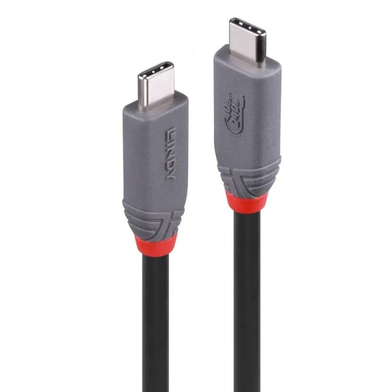 Cablu Lindy USB4 Type C, USB C/ USB C, 1.5m, Negru