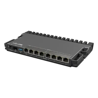 MIKTOTIK Router de retea 8 Porturi, 7 Porturi Gigabit, 1 x 2.5GB, Procesor: 1.4GHz, 88F7040 4 core, Memorie: 1GB, Stocare: 1GB NAND, PoE In: 802.3af/at, Dimesiuni: 220x125x22mm, Consum max: 15W, Licenta RouterOS: L5, USB: USB type A, PoE Out: 802.3af/at.