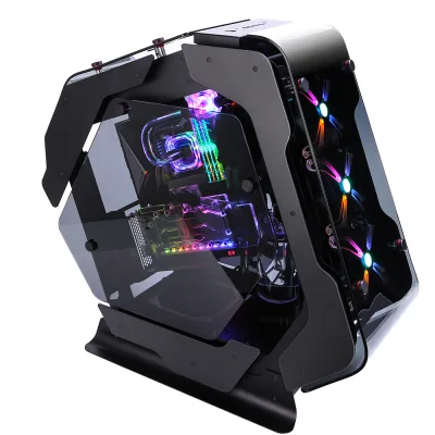 CARCASA Zalman "Z-Machine", middle tower, gaming, fara sursa, , 5xfan inclus, , USB Type-C x 1, USBx4, audio+mic, 7 sloturi expansiune, negru, "Z-Machine 500" (timbru verde 0.40lei)