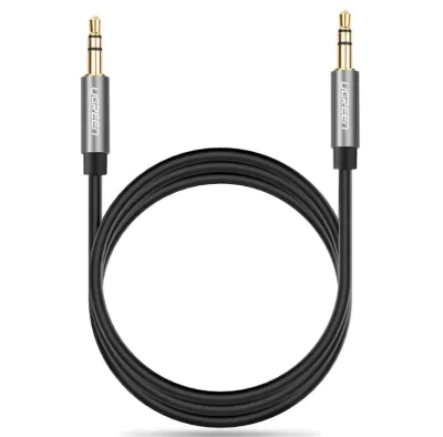 CABLU audio Ugreen, "AV119" stereo 3.5 mm jack (T) la 3.5 mm jack (T), 5m, conectori auriti, negru "10737" (timbru verde 0.18 lei) - 6957303817375