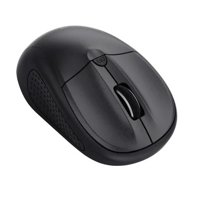 Mouse Wireless Trust Primo, 1600 dpi, Negru